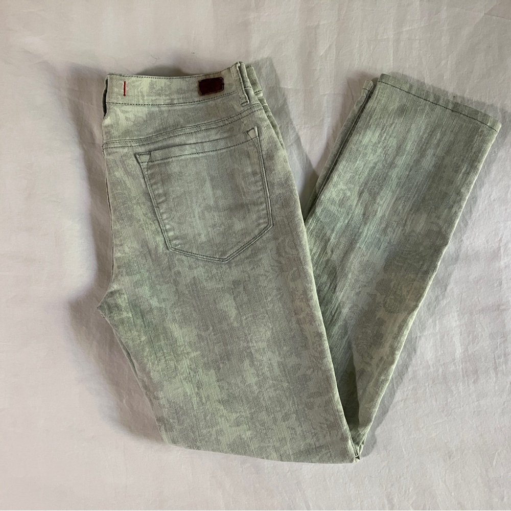BDG Urban Outfitters Floral Light Wash Ankle Cigarette Skinny Jeans Size 30